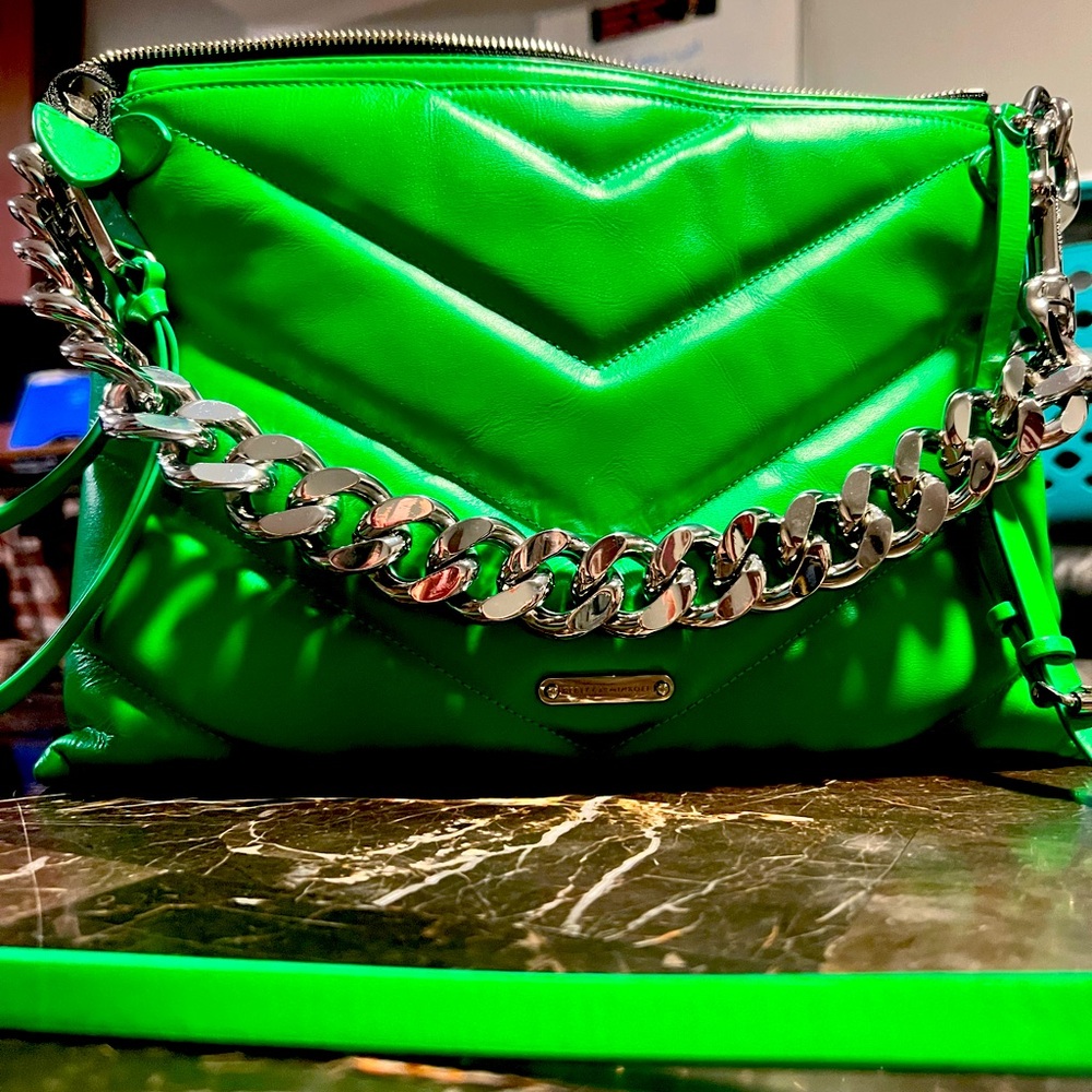 Rebecca Minkoff Edie Chain Maxi mint condition inside and out  100% Leather